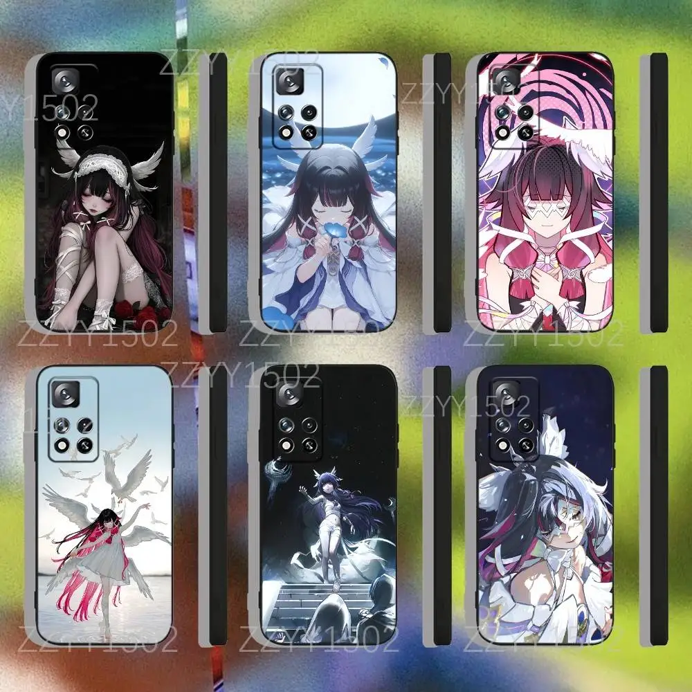 

Columbina G-Genshin Impact Phone Case For Samsung S25,S24,Ultra,S20,S30,Plus,S22,S23,Ultra,Plus,5G Black Silicone Soft