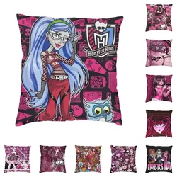 Personalized Custom Monster High Draculaura Animated Tv Movies Pillow Decor Home Luxury Chair Cushion Square Pillowcase