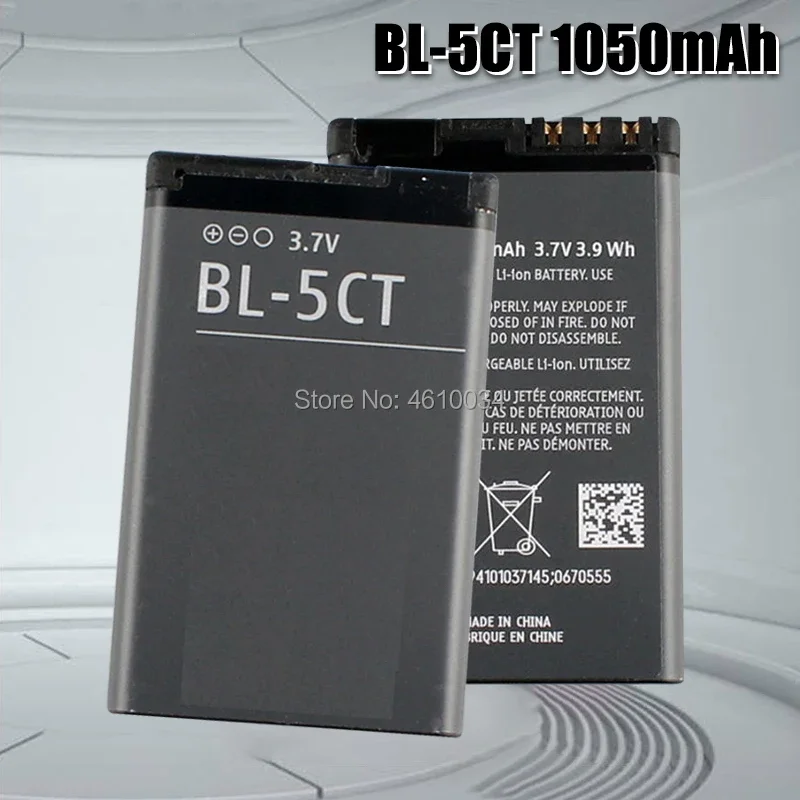 BL-5CT BL 5CT قابلة للشحن الهاتف المحمول استبدال البطارية ل نوكيا C5-00 6303 C3-01 3720 الكلاسيكية البطارية