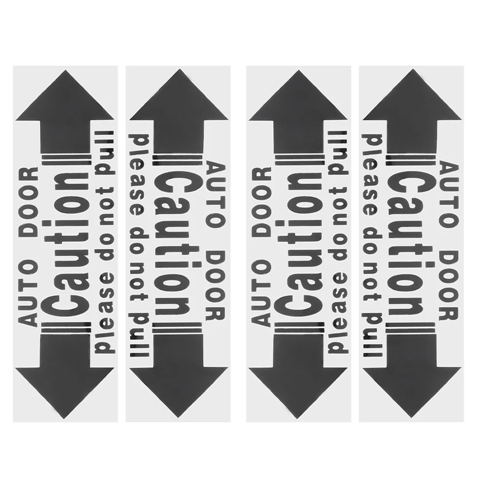 

4Pcs Car Door Stickers High Adhesive Easy to Use Automatic Door Opening Warning Indicators Long-Lasting Adhesive Decals