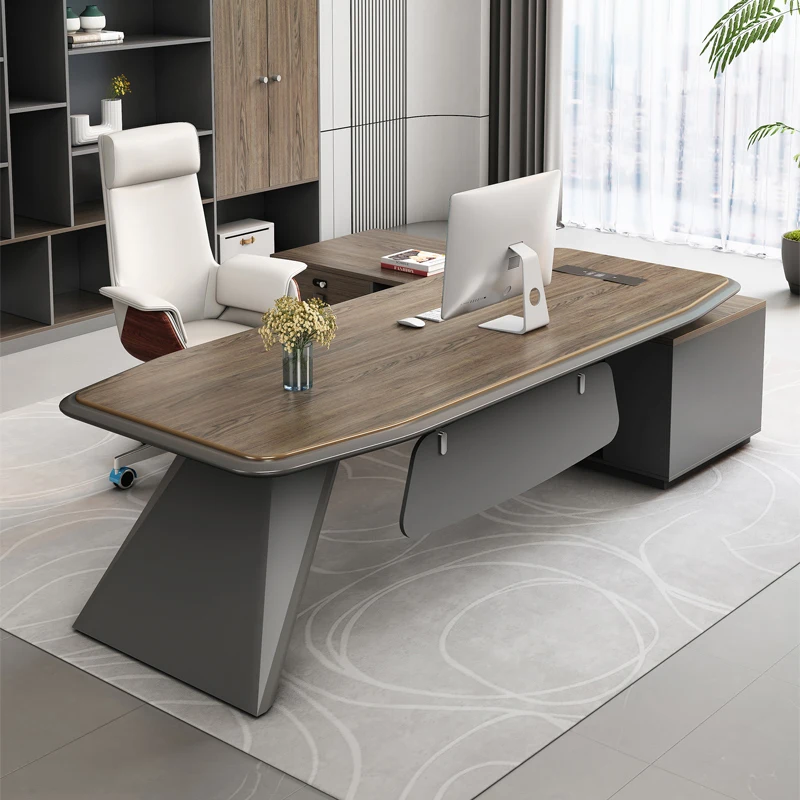 Luxury L Shape Boss Table Manager Executive Office Boss Table Executive Office Tables For Boss