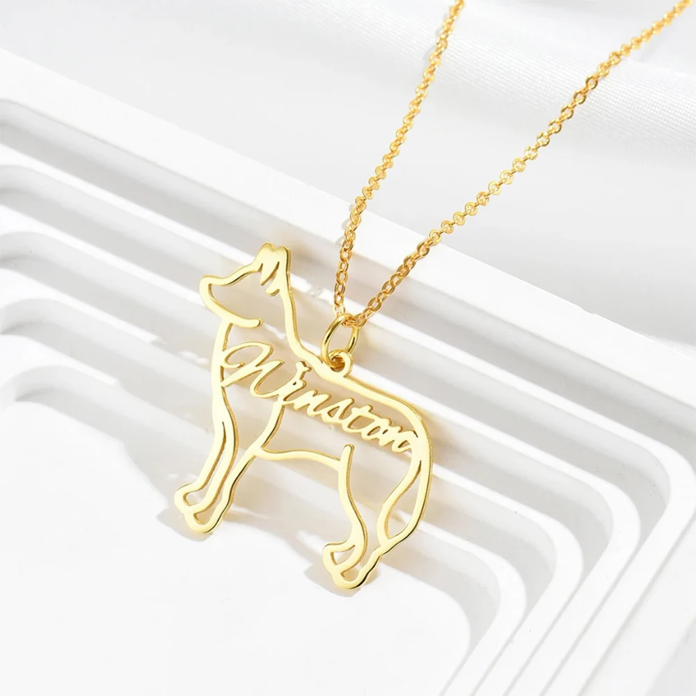 Personalized Customization Of pet Dog Names, Cute Necklaces, Pendant Accessories, Light Luxury Fashion, Wholesale Available