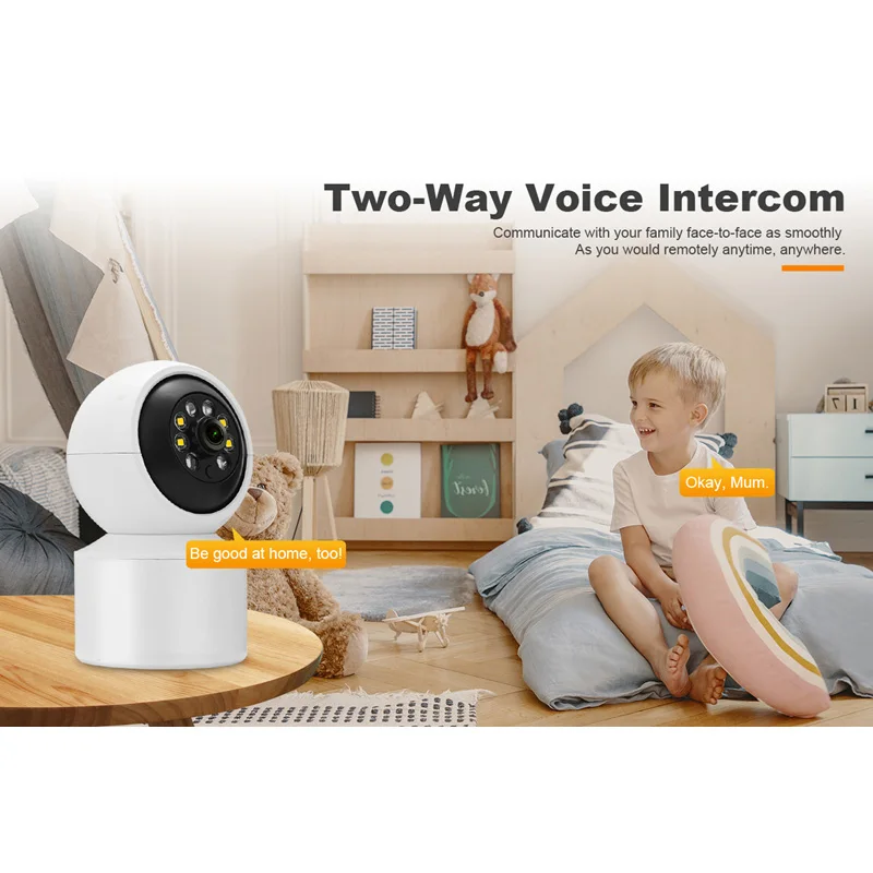 Xiaomi WiFi Indoor Camera 4K 360° Rotation Remote Pet Dog Baby Care IP CCTV Camera 2-Way Talk Night Vision for Home Securiry