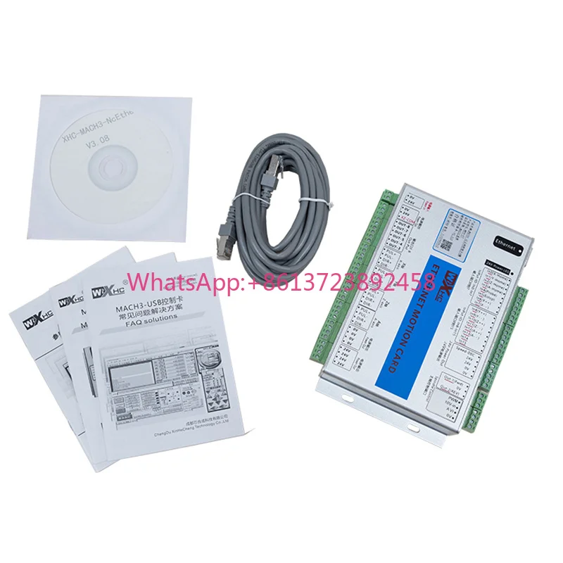 MK4-ET Mach3 4-Axis CNC Controller Board Ethernet Motion Card Ethernet Port CNC Motion Controller
