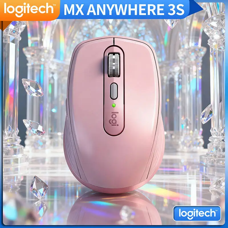 

Компактная мышь Logitech MX Anywhere 3S, эргономичный дизайн, перезаряжаемая, с быстрым прокруткой для портативных ПК Mac