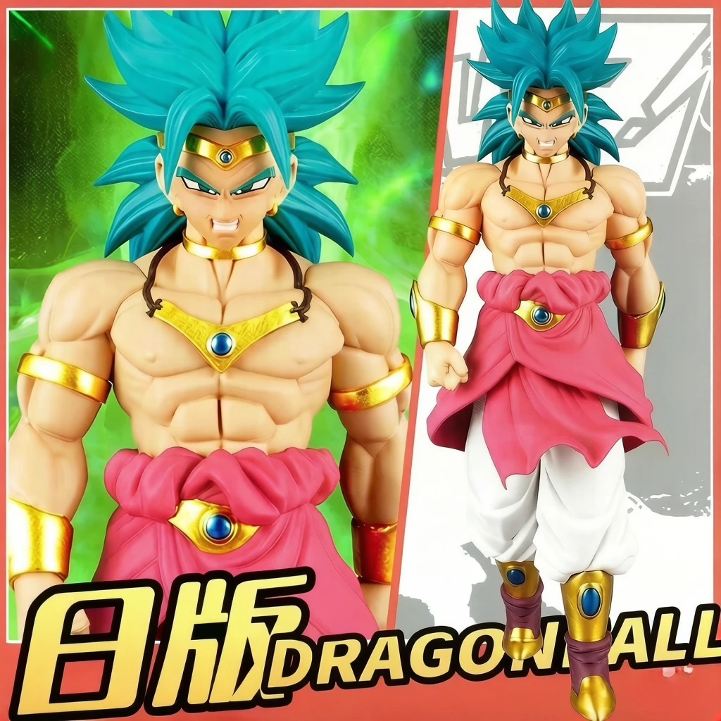 En Stock, Figura de Anime de Broly Super Saiyan Blue de Dragon Ball Z de Bandai Banpresto, Solid Edge Works THE Shutsujin, Modelo de Juguete Coleccionable