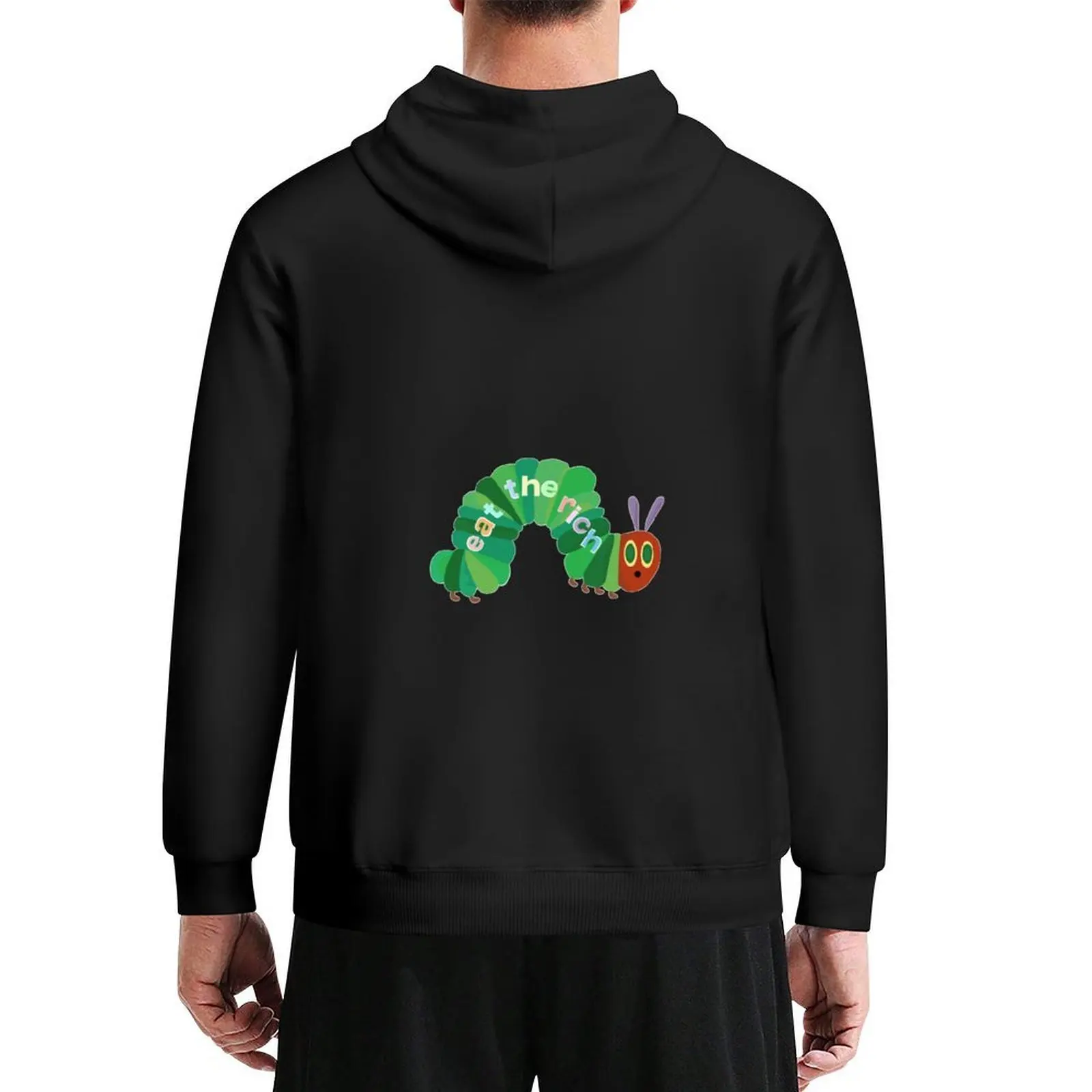 

Eat The Rich Hungry Caterpillar 1 Hoodie men's autumn clothes autumn jacket men men clothes men's clothing big size hoodie