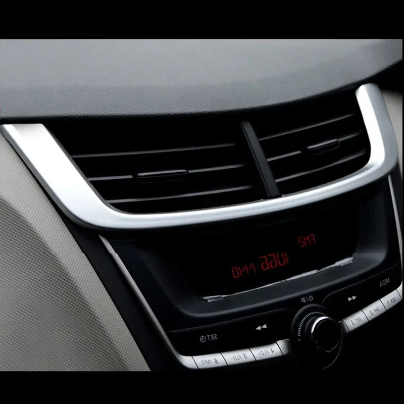1pc for Chevrolet Sail 3 2015-2017 Central Outlet Decorative Edge ABS Spark AVEO