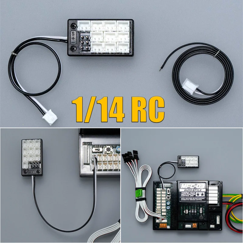 for Tamiya MFC PH2.0 Extension Modules for 1/14 Tamiya RC Truck SCANIA 770S R620 VOLVO BENZ Arocs MAN TGX LESU Car