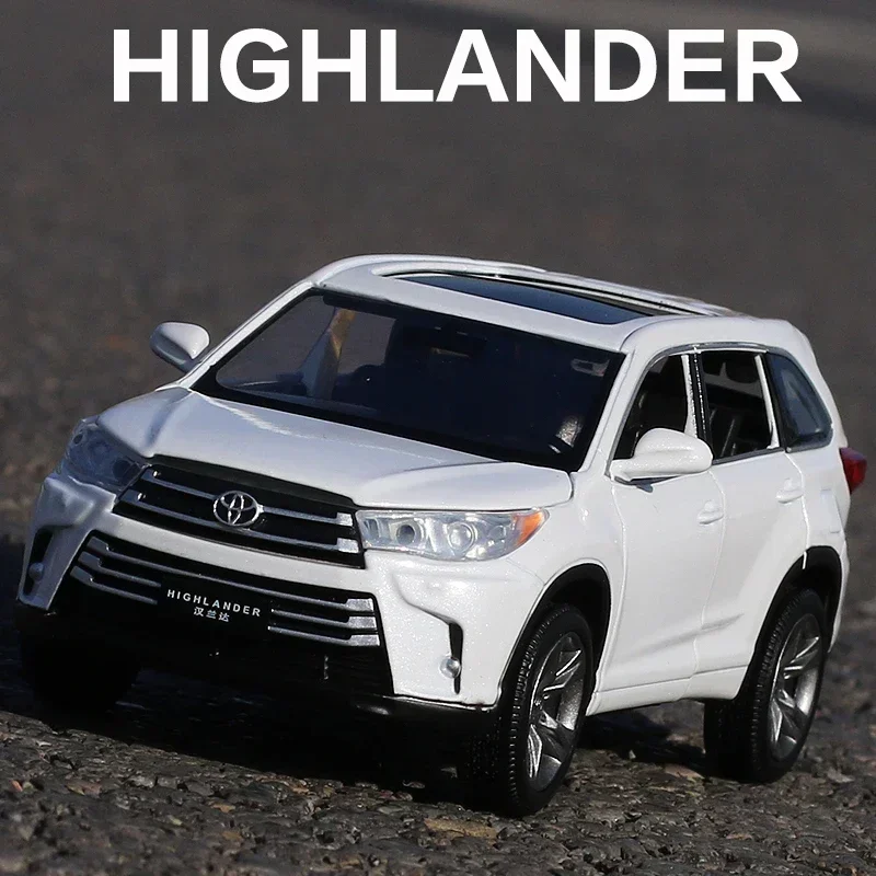

Highlander SUV Alloy Car Model 1:32 Diecasts & Toy Metal Off-road Vehicles Car Model Simulation Collection Toy Gift