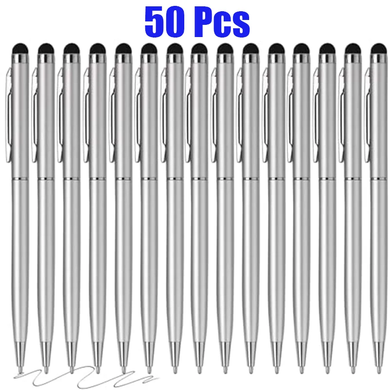 paquete-de-50-lapices-tactiles-capacitivos-metalicos-delgados-lapices-giratorios-de-doble-funcion-para-pantalla-tactil-y-escritura-para-todos-los-dispositivos-tactiles