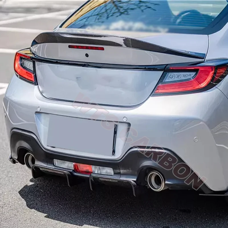 

For Toyota GR86 For Subaru BRZ 2022-2024 Real Carbon Fiber Rear Bumper Lip Diffuser Cover