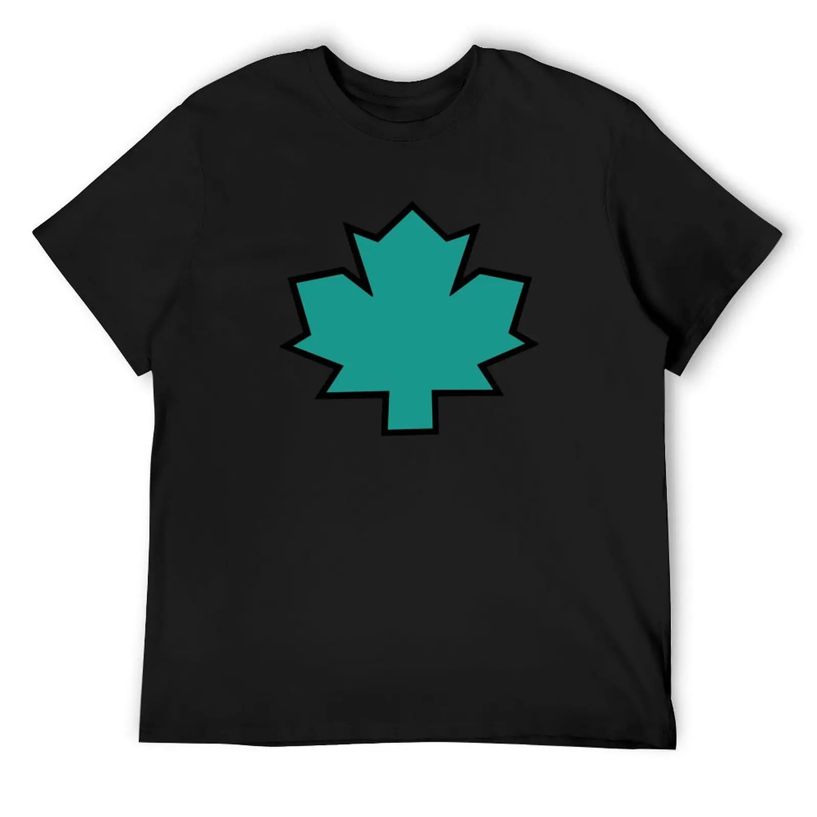 

Total Drama Island Owen Maple Leaf Emblem T-Shirt clothes for a boy summer tops croswit shirt man mens funny t shirts
