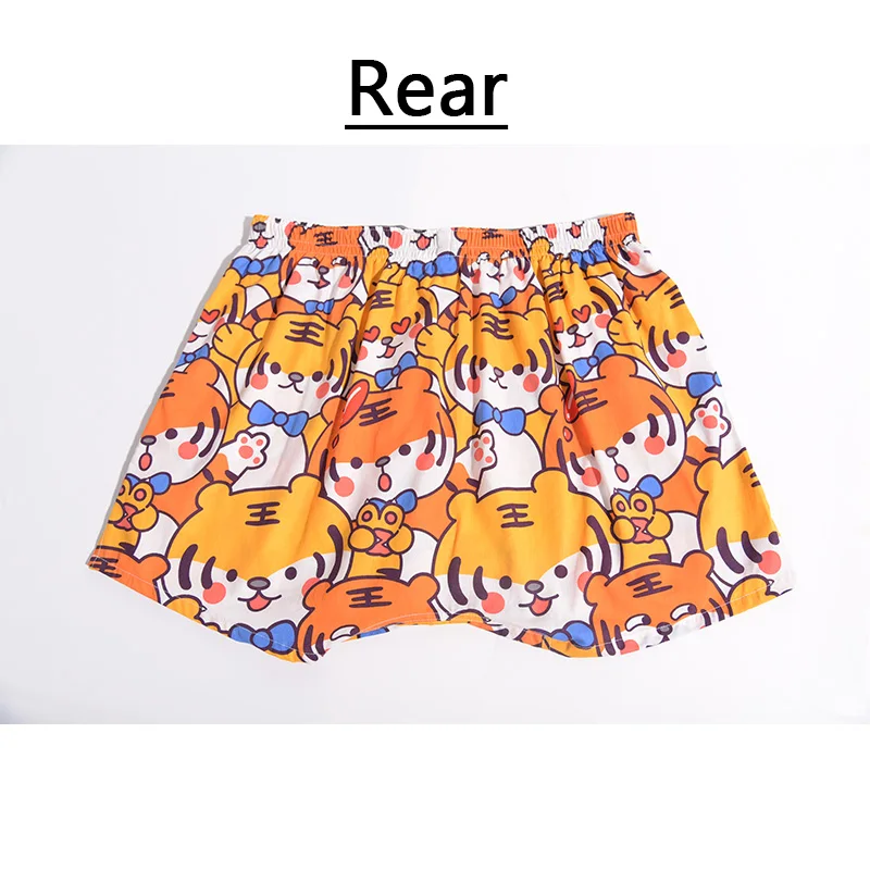 Pure Cotton Mmelongena Universal Boxer Shorts Men Woman Man Underwear Tiger Pattern Mens Boxers Breathable Home Casual Underwear