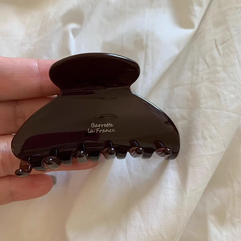 Elegante Haarklammer aus Acetat, mittlere Größe, süße Haarspange, Hai-Clip, Damen-Haarschmuck, Kopfbedeckung