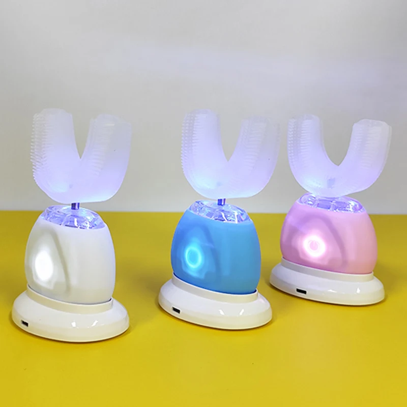 

USB перезаряжаемый на 360 градусов светодиодный комплект для отбеливания зубов, ультразвуковое устройство для отбеливания зубов, интеллектуальное отбеливание зубов