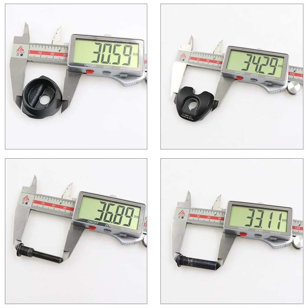 KOCEVLO Für Carbon-Sattelstützen Aluminium-Clips 7x7 7x9mm Ovale/Runde Klemmen Sattelstützen-Zubehör – Detail 5