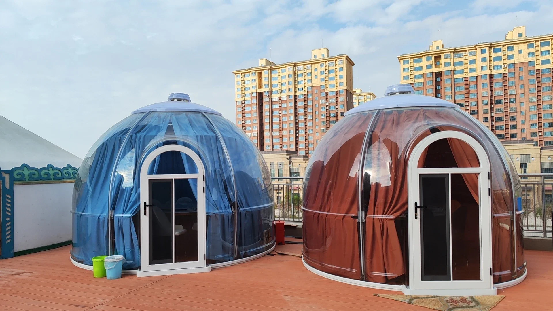 Newest Modern Luxury Dome Tent For Long-Term Living For Outdoor Camping Holiday Wedding Restaurant