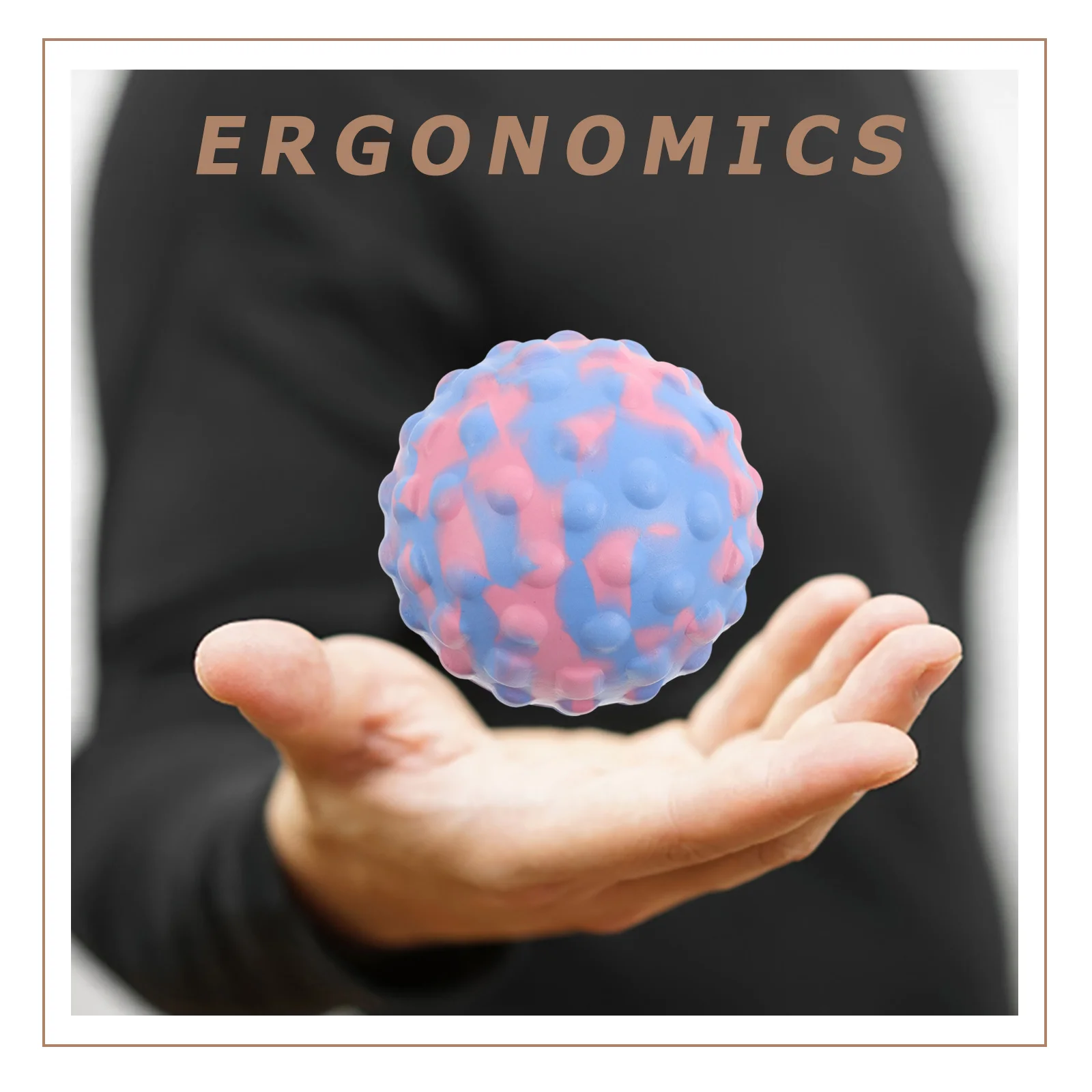 Многофункциональный массажный шарик 7 см для йоги и расширения фасциального времени, нацеливающий ноги, шею, спины, улучшенная кровообращение, стимуляция меридиана