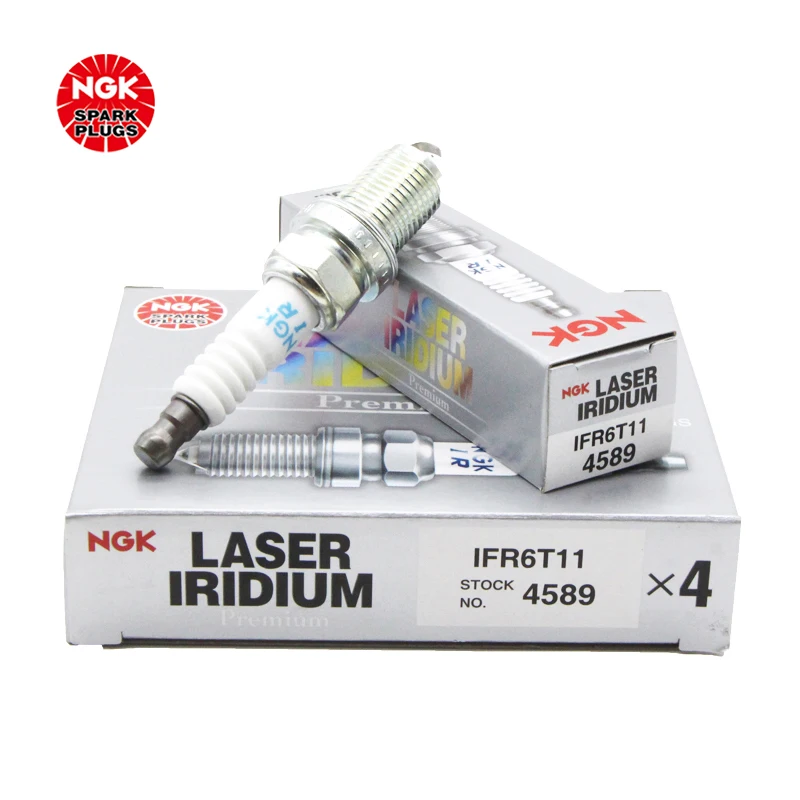 

NGK Iridium Platinum spark plug IFR6T11 4589 is suitable for Toyota Crown, Camry, RAV4, Alphard OE 90919-01210