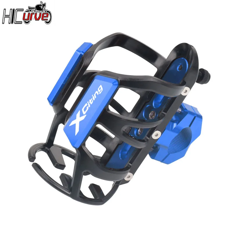 For KYMCO Xciting 250 300 400 400S 500 Xcitings400 CNC Beverage Water Bottle Cage Drink Cup Holder