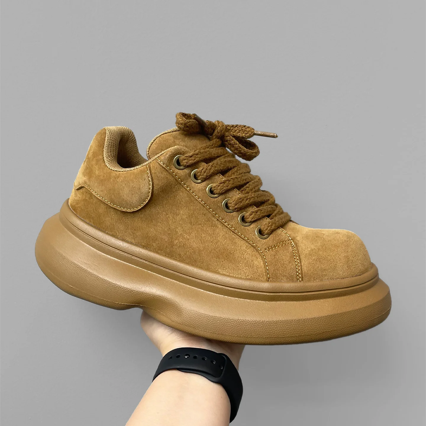 Scarpe Casual da Uomo con Suola Spessa, Sneakers alla Moda, Scarpe da Passeggio Maschili, Primavera Autunno, Zapatillas Hombre, Stivali in Gomma NR-999 2026 Nuovi Modelli Uomo