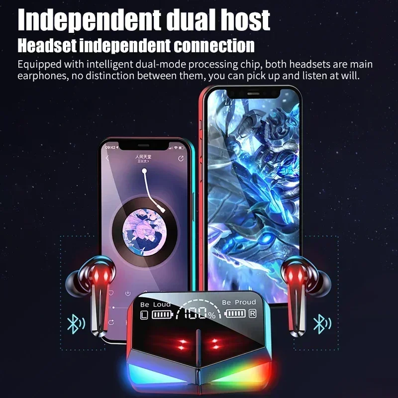 سماعات M28 الذكية بلوتوث ، سماعة رأس لاسلكية ، سماعات أذن HiFi ، شاشة الميكروفونات ، بدلة رياضية TWS ، ساعة الهاتف
