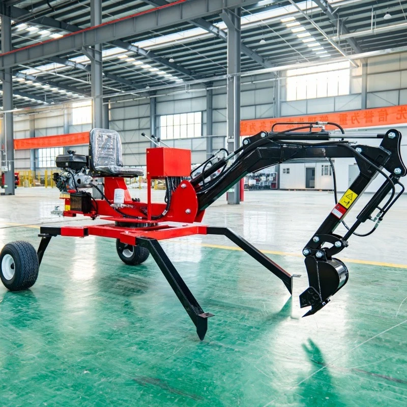 Mini Spider Excavator, Miniature Wheeled Excavator, Orchard Planting Excavator