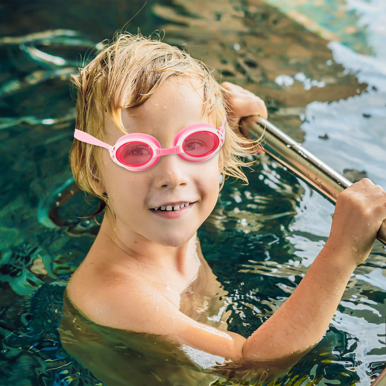 

Adjustable Anti Fog Swim Goggles for Kids Cartoon Design Comfortable Fit for Children Boys Girls Swimming Pool