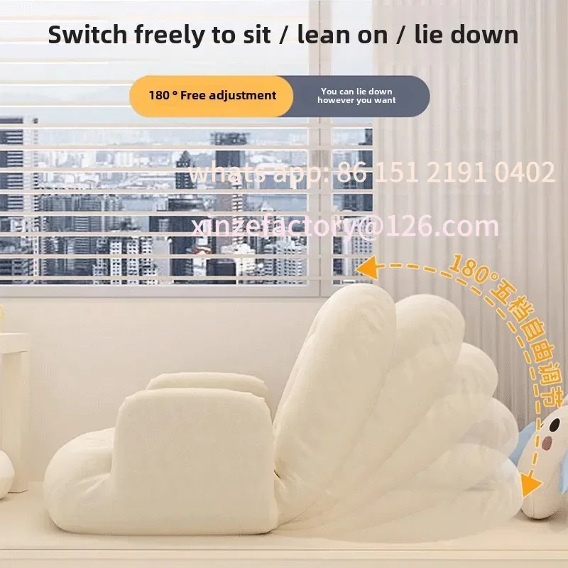 

Customizable New Adjustable Tatami Sofa Lovely Chair Seat Cushion Lazy Person Sofa Single Bedroom Floor Seat Foldable