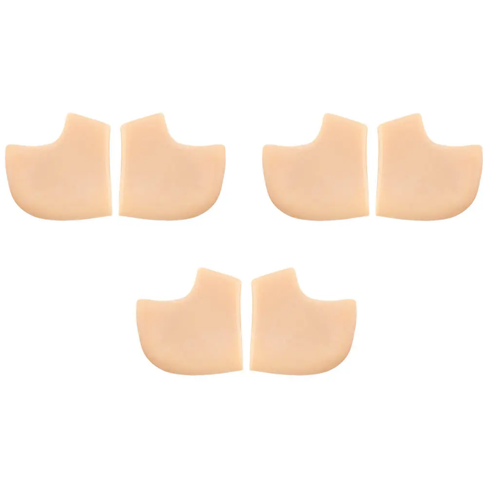 

3pcs Sebs Moisturizing Gel Heel Socks Cracked Foot Skin Care Protectors Pain Relief Heel Cushion For Dry Heels Foot Care Socks