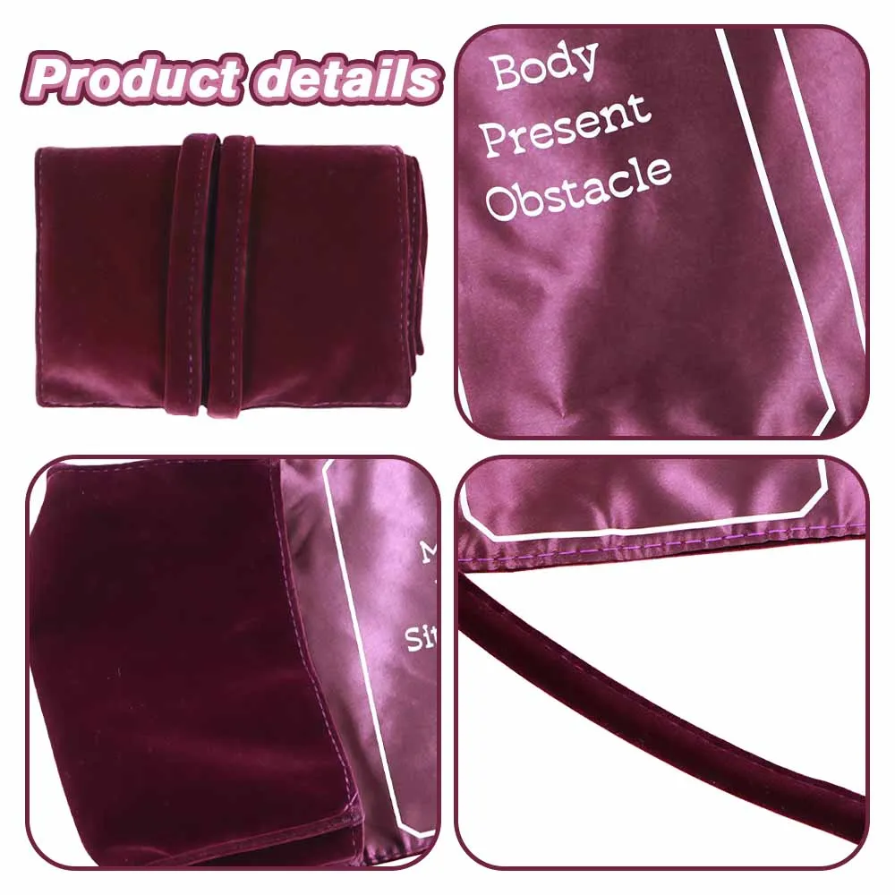 12 × 38 سم حقيبة تخزين التارو حقيبة برباط لملحقات السحر والنرد وتخزين بطاقات اللعب وتغليف الهدايا #2