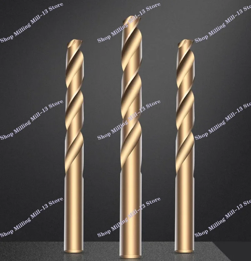 1.0-13mm Cobalt Coated Twist Drill Bit M35 Gun Drill Bit For Wood/Metal Hole Cutter Power Tools Accessories 1PC