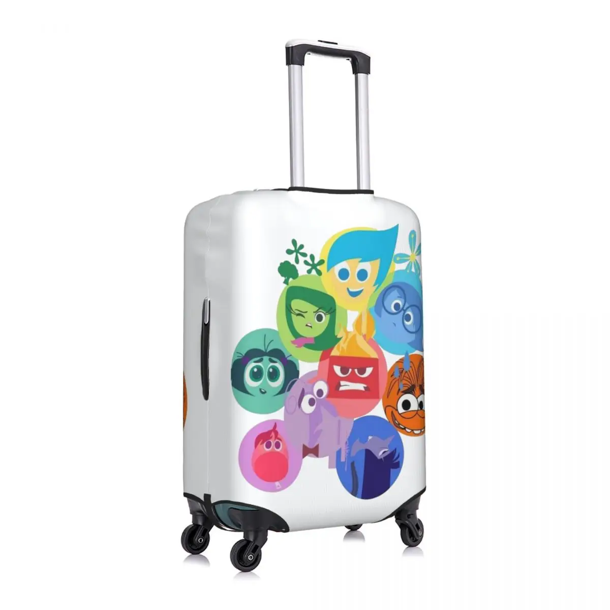 Custom Inside Out Cartoon Luggage Cover Protector Fashion Travel Suitcase Protective Cover for 18-32 Inch