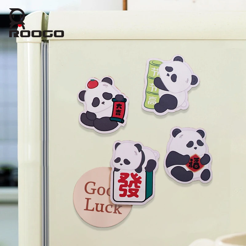 1 pcs resin statue Panda magnet Perfect for refrigerator white board cute animal decorative accessories suitable for home office