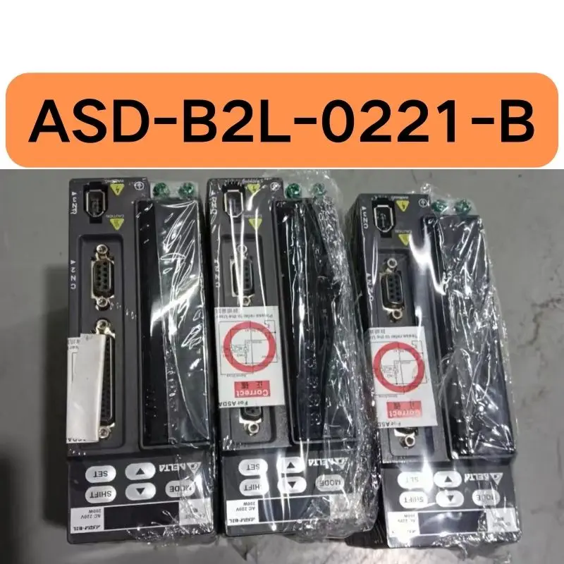 Used ASD-B2L-0221-B 200W servo driver tested OK and function  intact