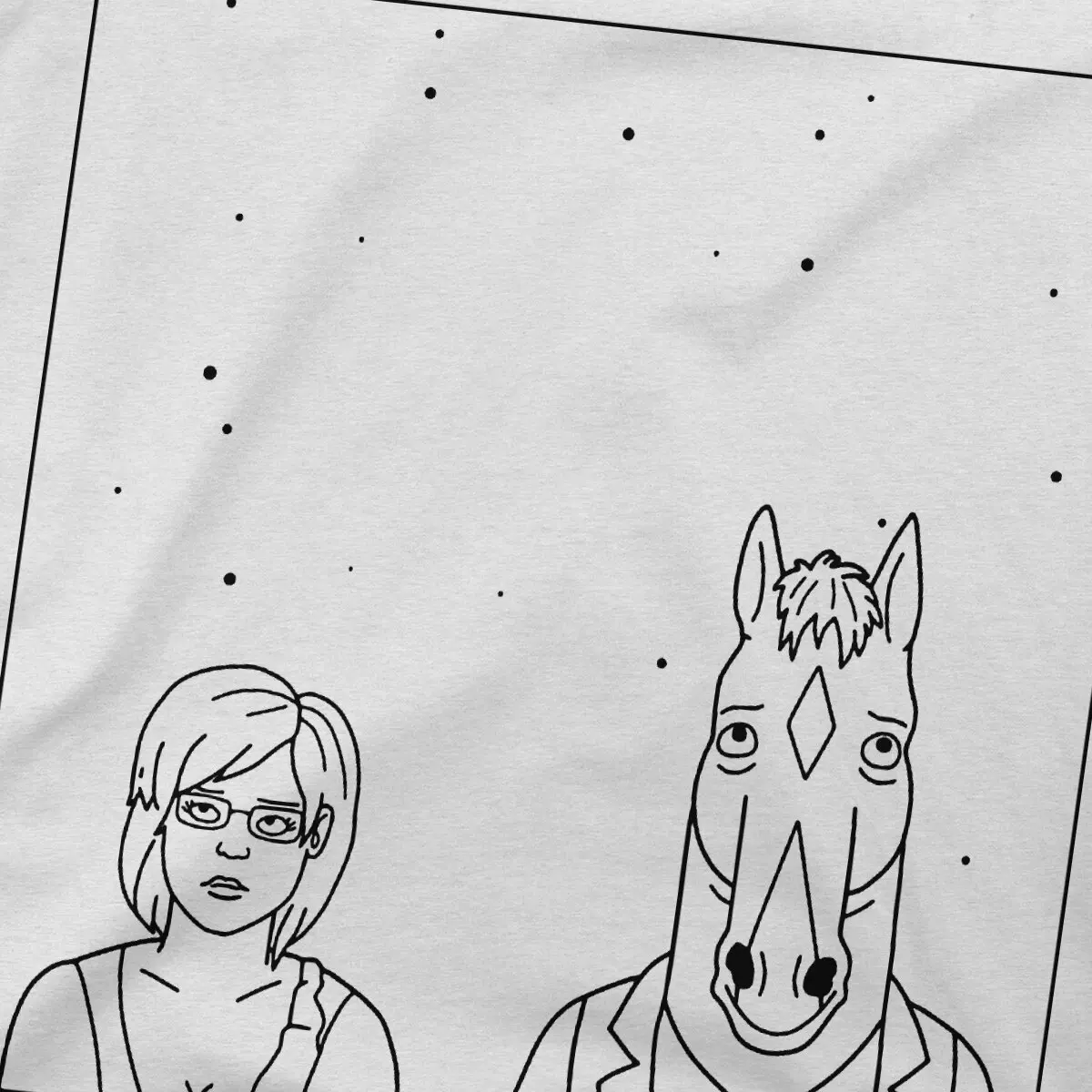 B-BoJack Horsemans Men\'s TShirt Together Fashion T Shirt Original Streetwear Hipster