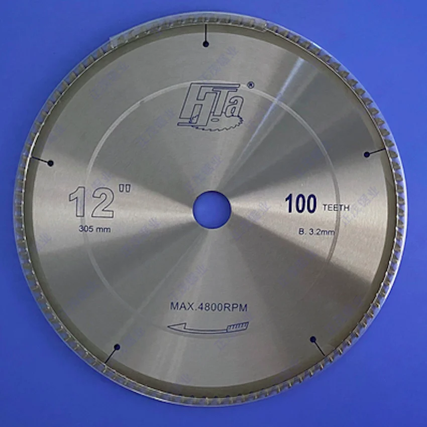 Cost Sale Of Pro Quality Aluminum Pipes Cutting 305*2.2-3.2*25.4/30/32*100/120Z Aluminum Copper Alloy Pipes Sawing TCT Saw Blade