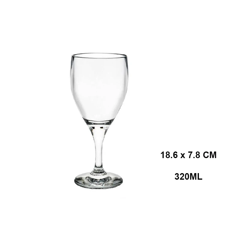 Wine Outside Unbreakable Wine Glasses Dishwasher-Proof,Elegant Plastic Stemless Wine Glass | Reusable | Ideal for Homes & Bars