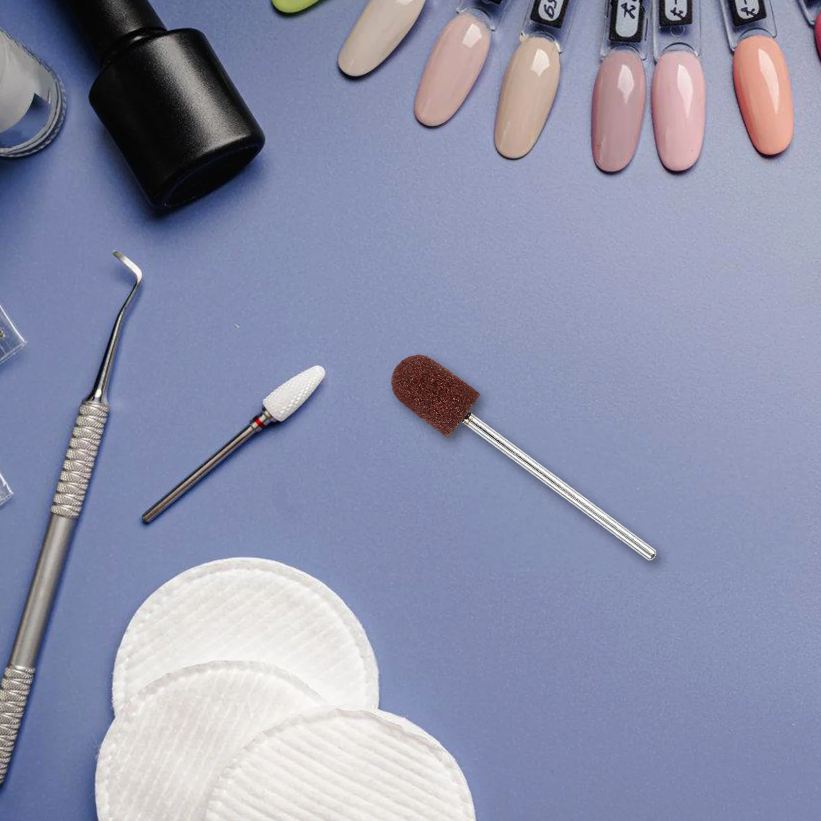 Slijpkoppen Accessoires 7x13 Bruin Nagelboor Schuurbits Manicure Gereedschap Polijstkoppen voor DIY Nail Art Salons Spa Duurzaam