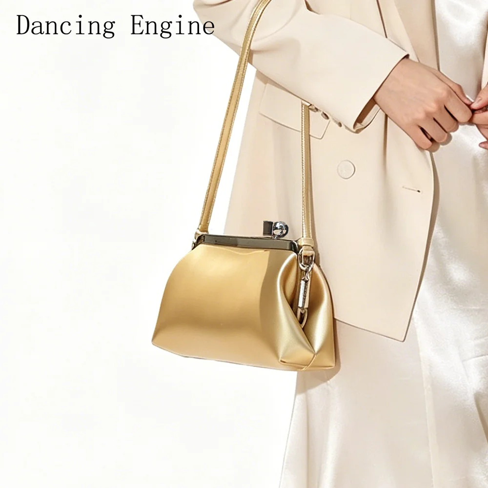 

Purses and handbag Clutch Bag for Women Luxury Designer Kiss Lock Women Shoulder Bags Elegant Purses banquet bag Evening bag