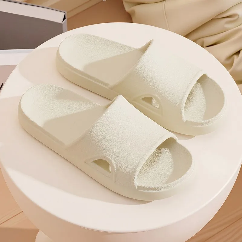 

Men's Summer Flip-Flops Women Home Slippers Concise Bathroom Shower Flats Non-Slip Soft EVA Slipper Outdoor Couples Beach Shoes