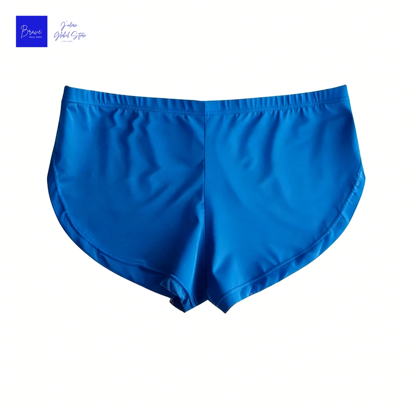 Sexy Herren Eisseide Split-Side Arrow Pants Schnelltrocknende Atmungsaktive Sportshorts Tiefsitzende Laufunterwäsche Boxershorts