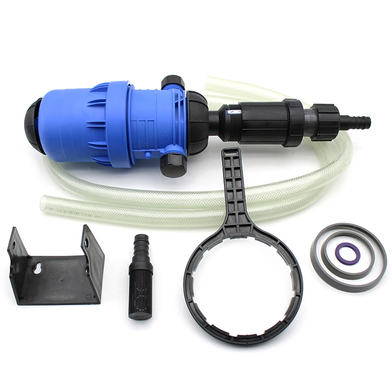 

12-3000L/Hour 1%-10% 4-45C Fertilizer Injector Dispenser Proportioner ,Water-driven Chemical Injector for Fertilizer