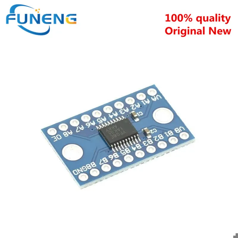 10cs/lot TXS0108E 8 Channel Logic Level Converter Bi-Directional High Speed Full Duplex Shifter 3.3V 5V for Arduino Raspberry Pi