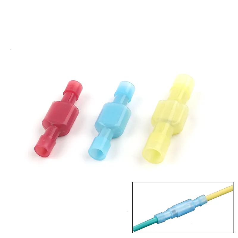 50PCS 25Set Quick Fully Insulated Shovel type Female and Male Electrical Crimp Port Nylon Terminals Crimp Wire Cable Connectors