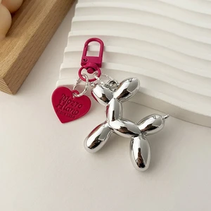 Y2K Balloon Dog Keychain Models for Girls Sweet Balloon Dog Current Current Key Key Accessories Bag Pangens 8 Main Sales Keychain Bag - №3