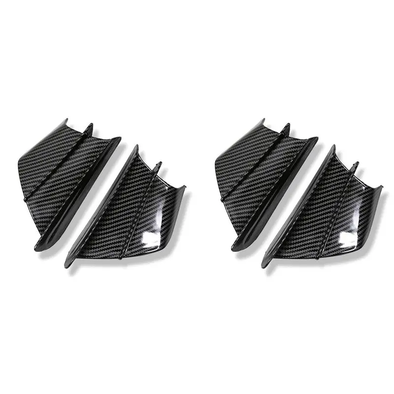

4X Motorcycle Fairing Side Winglet Aerodynamic Wing Deflector Spoiler For Ducati Panigale V2 V4 899 959 1198 1199(A)
