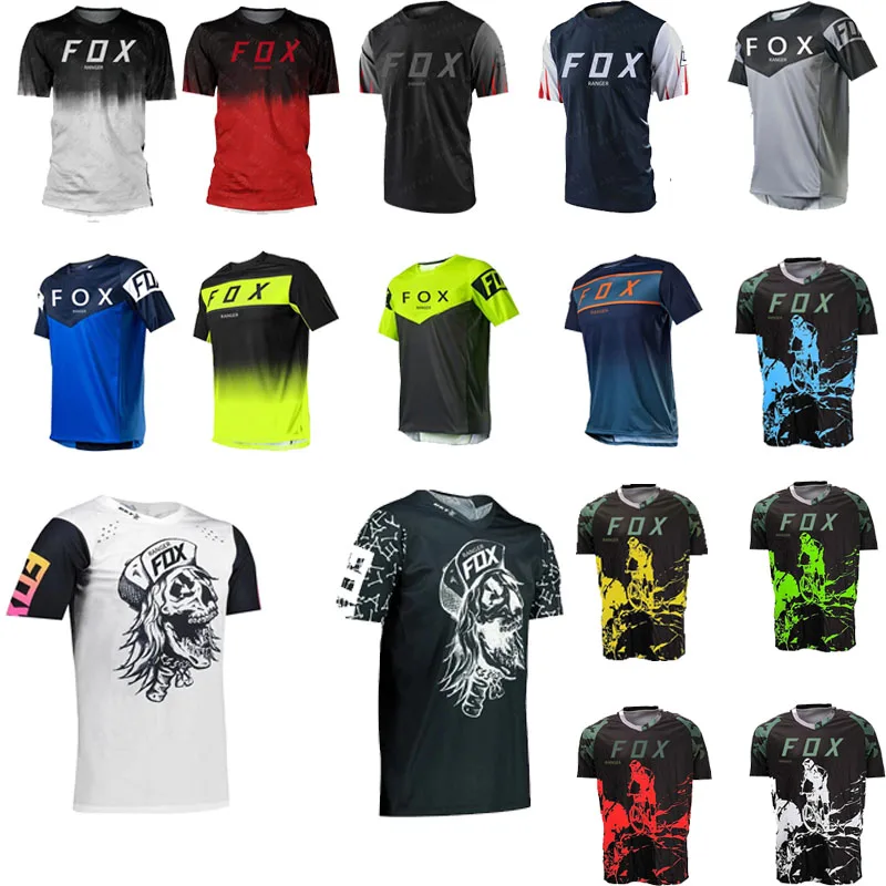 

Men's RANGERFOX Downhill Jerseys Mountain Bike Shirts Offroad DH Motorcycle Jersey Camiseta Motocross T-shirt Racing MTB Jersey