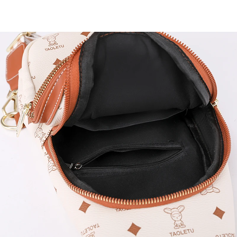 Women Bag Chest Bags for Woman PU Leather Fashion Women\'s Pack Ladies Strap Crossbody Bag Travel Sport Shopping Girls Messenger